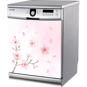 Tilki Dünyası Bulaşık Makinesi Kapak Sticker 0004