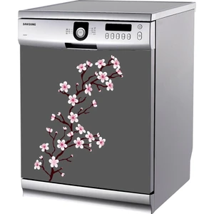 Tilki Dünyası Bulaşık Makinesi Kapak Sticker 0005