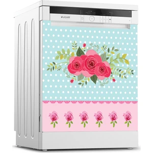 Tilki Dünyası Bulaşık Makinesi Kapak Sticker 0051