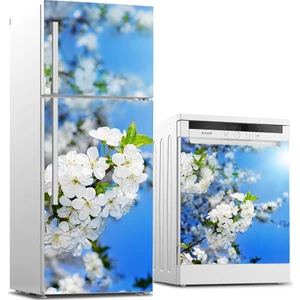 Tilki Dünyası Buzdolabı ve Bulaşık Makinesi Takım Sticker 0156