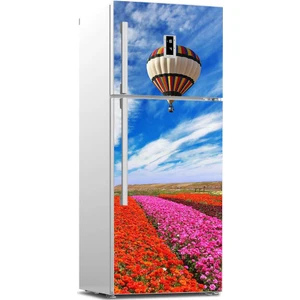 Tilki Dünyası Buzdolabı Kapağı Kaplama Sticker 0241