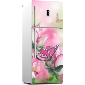 Tilki Dünyası Buzdolabı Kapağı Kaplama Sticker 0252