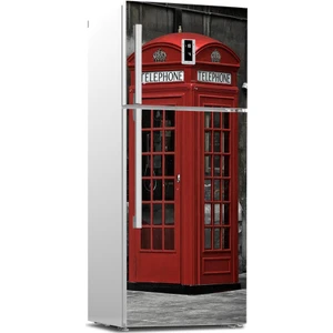 Tilki Dünyası Buzdolabı Kapağı Kaplama Sticker 0265