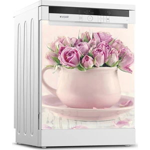 Tilki Dünyası Bulaşık Makinesi Kapak Sticker 0104