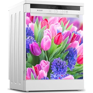 Tilki Dünyası Bulaşık Makinesi Kapak Sticker 0164