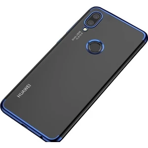 Huawei P20 Lite Kılıf 4 Köşe Renkli Laser Silikon + Nano Cam Ekran Koruyucu
