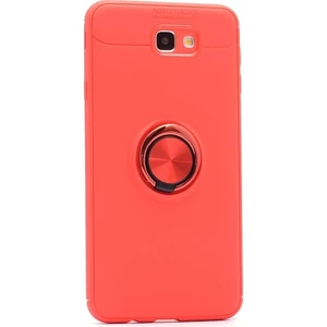 Samsung Galaxy J7 Prime Kılıf Ultra Korumalı Yüzüklü Ravel Silikon