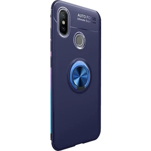 Xiaomi Mi 8 Kılıf Ultra Korumalı Yüzüklü Ravel Silikon