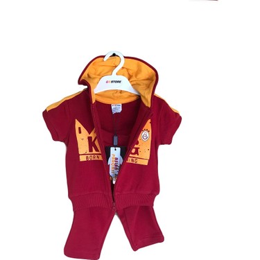 Galatasaray Baby Jogginganzug mit Hose und Sweatshirt 100% Baumwolle, Galatasaray Istanbul, Teams