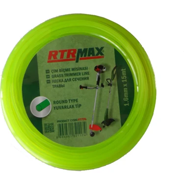 Rtrmax Tırpan Misinaları Yuvarlak 1,6 mm x 15