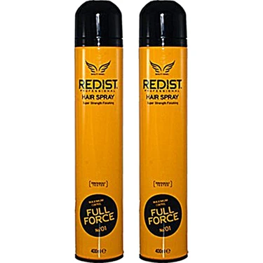 Redist Full Force Saç Spreyi 400 ml X 2