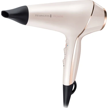 Remington PROluxe Saç Kurutma Makinesi 2400 W 2 Hız 3 Isı Ayarı Soğuk Hava Üfleme Ergonomik