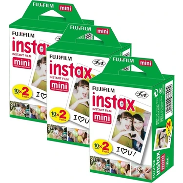 Fujifilm Instax Mini 20'li Film 3'lü Set 60