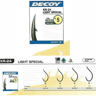 Decoy KR-24 Light Special Black Nickel #2 Olta