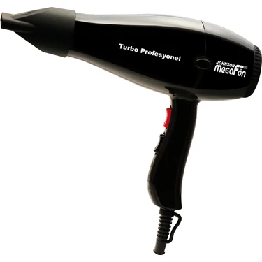 Johnson Megafön Turbo Profesyonel 3500 - 2400 W Kuaför Tipi Saç Kurutma / Fön