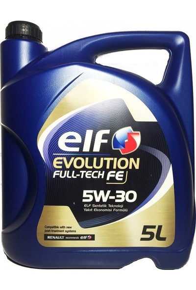 Elf Evolution Full-Tech FE 5W-30 5 Litre Motor Yağı ( Üretim Yılı: 2021 )