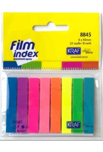 Kraf Fılm Index 8 Renk 25 Sayfa 8845