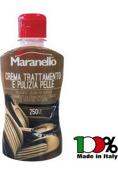 Maranello Deri Temizleme ve Bakım Kremi 250ml Made In Italy