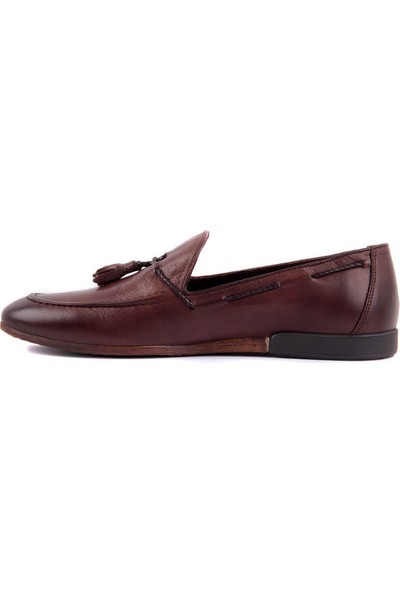 Sail Laker's Kahverengi Deri Erkek Günlük Ayakkabı