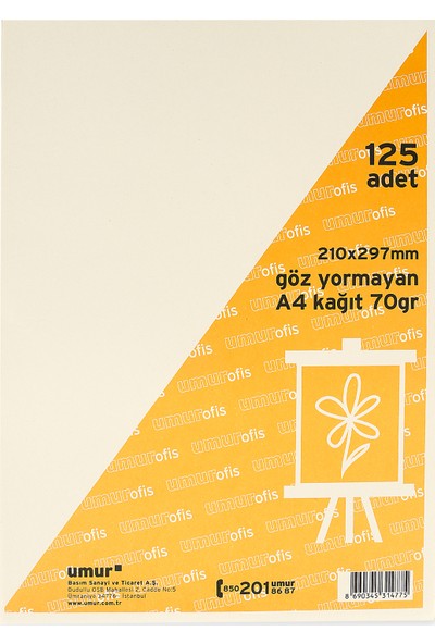 Umur Kitap Kağıdı A4 125 Li