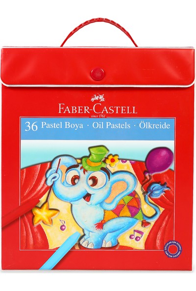 Faber-Castell Plastik Çantalı Tutuculu Pastel Boya 36 Renk