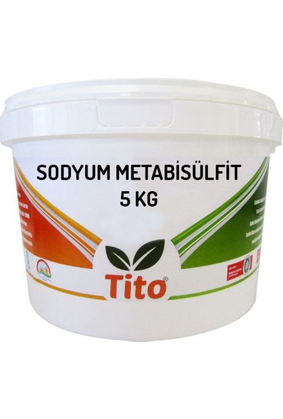 Tito Sodyum Metabisülfit Gıda Tipi (Kükürt) - 5 kg