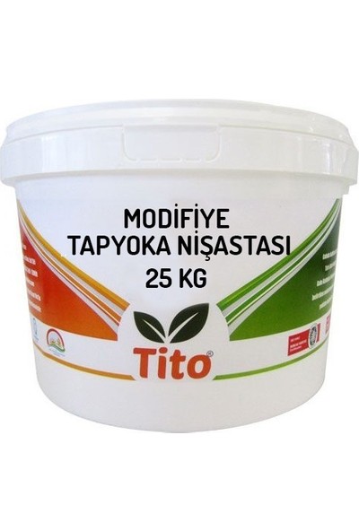 Tito Modifiye Tapyoka Nişastası Gıda Tipi - 25 kg