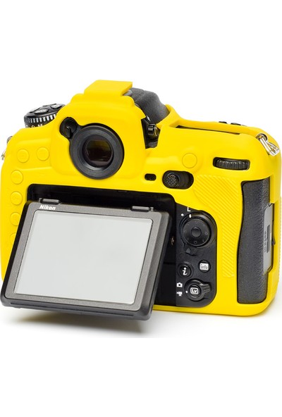 EasyCover Nikon D500 Silikon Kılıf ECND500Y (Sarı)