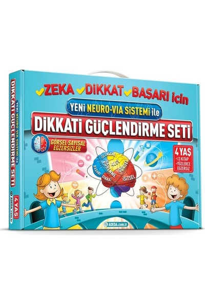 Dikkati Güçlendirme Seti Anasınıfı 4 Yaş - Osman Abalı