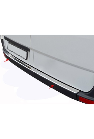 Arabamsekil Volkswagen Crafter Krom Arka Tampon Eşiği 2013-2017