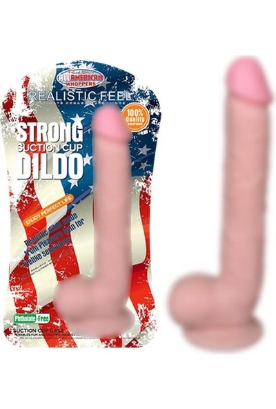 Xise 28 cm Vantuzlu Gerçekçi Realistik Penis Dildo