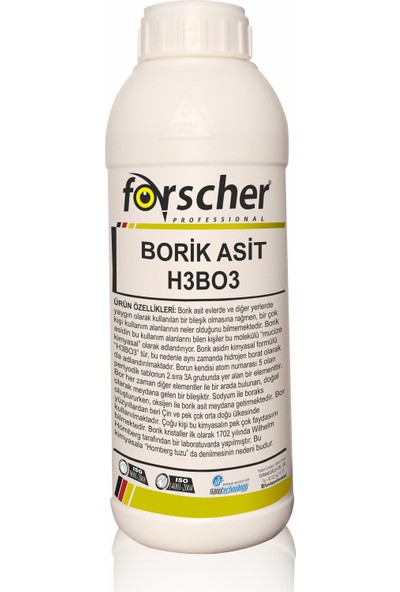 Forscher 1 Kg Borik Asit H3BO3
