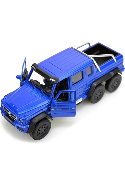 Welly Mercedes Pikap Oyuncak Lisanslı Diecast Metal Çek Bırak Araba Mavi