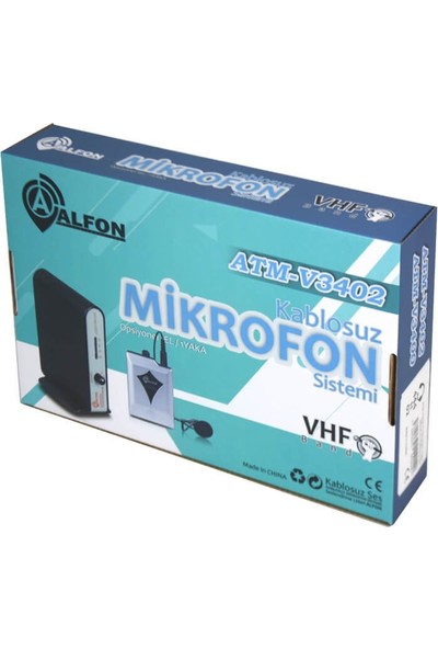 Alfon Atm-V3402 1Yaka Vhf Telsiz Mikrofon