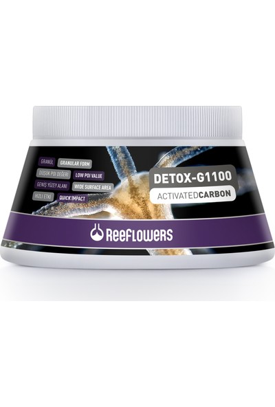 ReeFlowers Detox G1100 Aktif Karbon 500 ml 350 gr