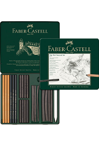Faber-Castell Pitt M.chrome İşlenmiş Kömür Seti