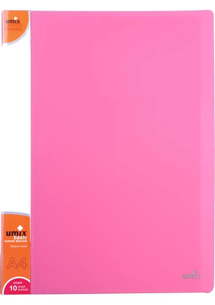 STANDART SUNUM DOSYASI 10LU PEMBE