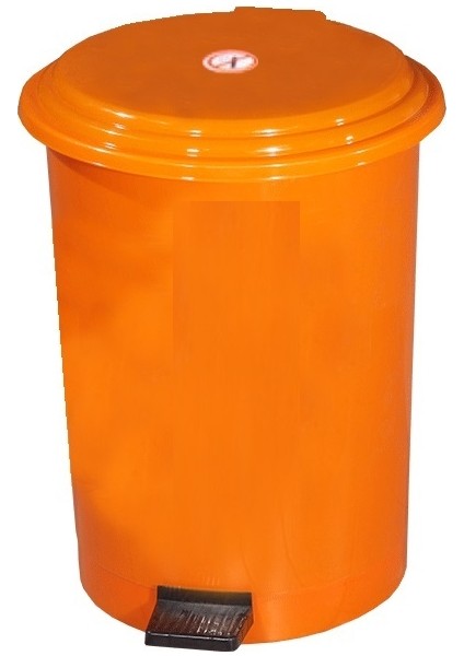 Çöp Kovası Pedallı 40 Litre Kırmızı
