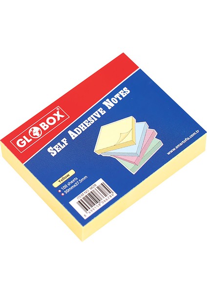 37.5x50 Mm Sarı 100 Yaprak Yapışkanlı Not Kağıdı