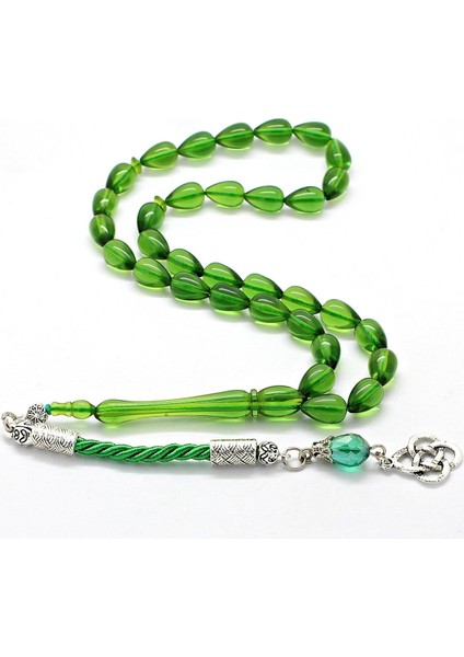 Damla Kesim Kazaz Püsküllü Polonya Kehribar Tesbih