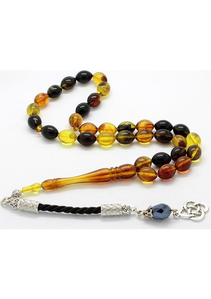 Sığırcık Kesim Kazaz Püsküllü Polonya Kehribar Tesbih