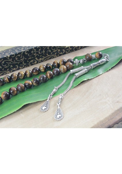 Çift Püskül Damla Uçlu Küre Kesim 8 mm Tesbih Kaplangözü Tespih Rdt2146 fiyatları