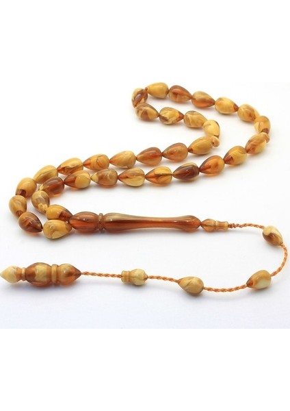 Damla Kesim Polonya Kehribar Tesbih - Kemik