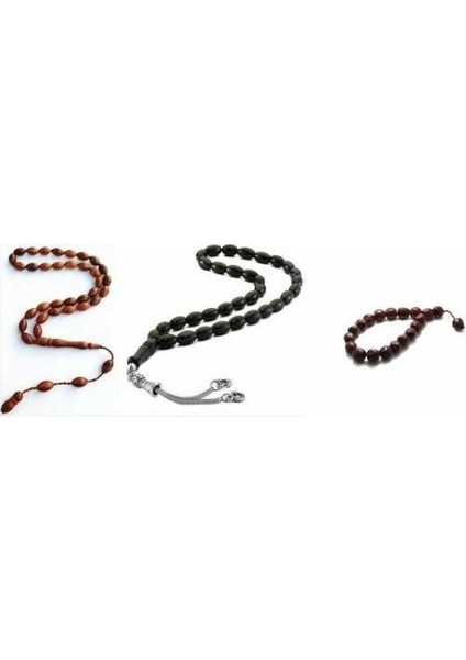 Kişiye Özel Oltu Kuka Tespih Andız Tesbih Fırsatı 3 Ürün Bir Arada