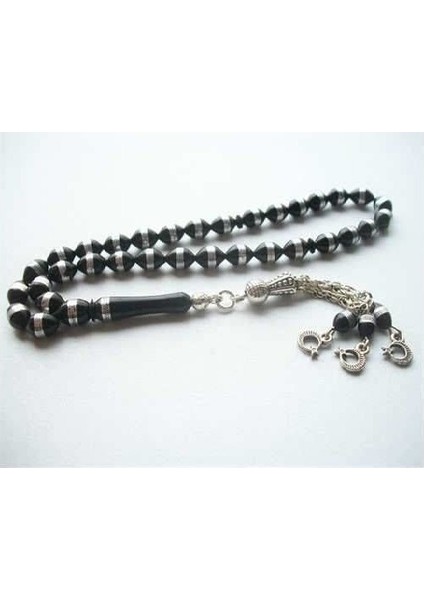 Kişiye Özel Zarif Sarmal İşlemeli Kuka Tesbih 33'Lük Tespih