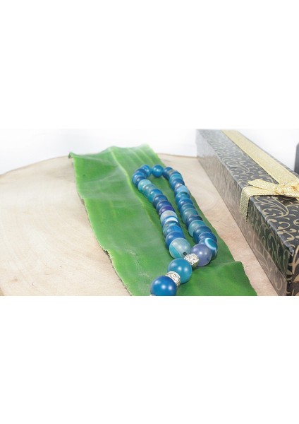 Üç Püskül Damla Uçlu Küre Kesim 8 mm Tesbih Kaplangözü Tespih Rdt2162 modelleri