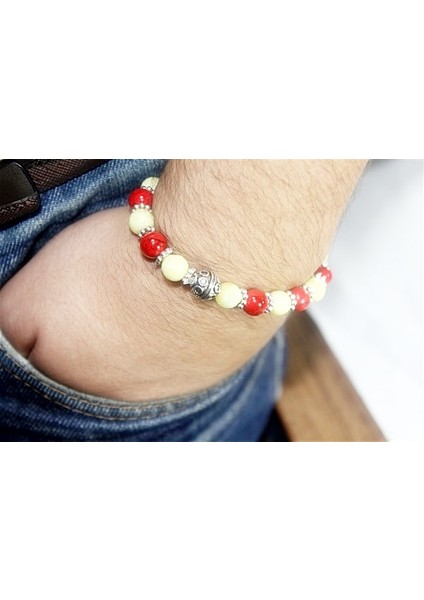 Doğal Taş Unisex Bileklik Rdb3412043