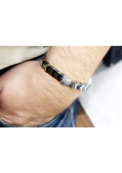 Doğal Taş Unisex Bileklik Rdb3412045