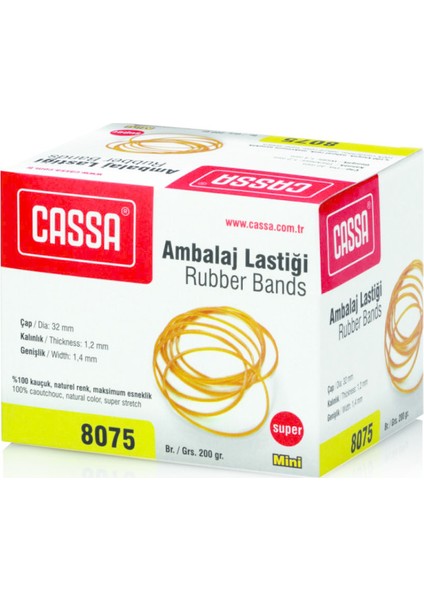 8075 Ambalaj Lastiği  Kauçuk 200Gr Mini