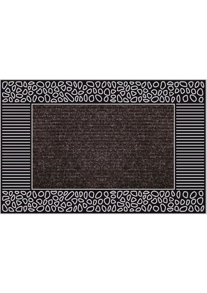 B'Home B'Home Pebbles Kapı Önü Paspas Halılı 45x70 cm Gümüş